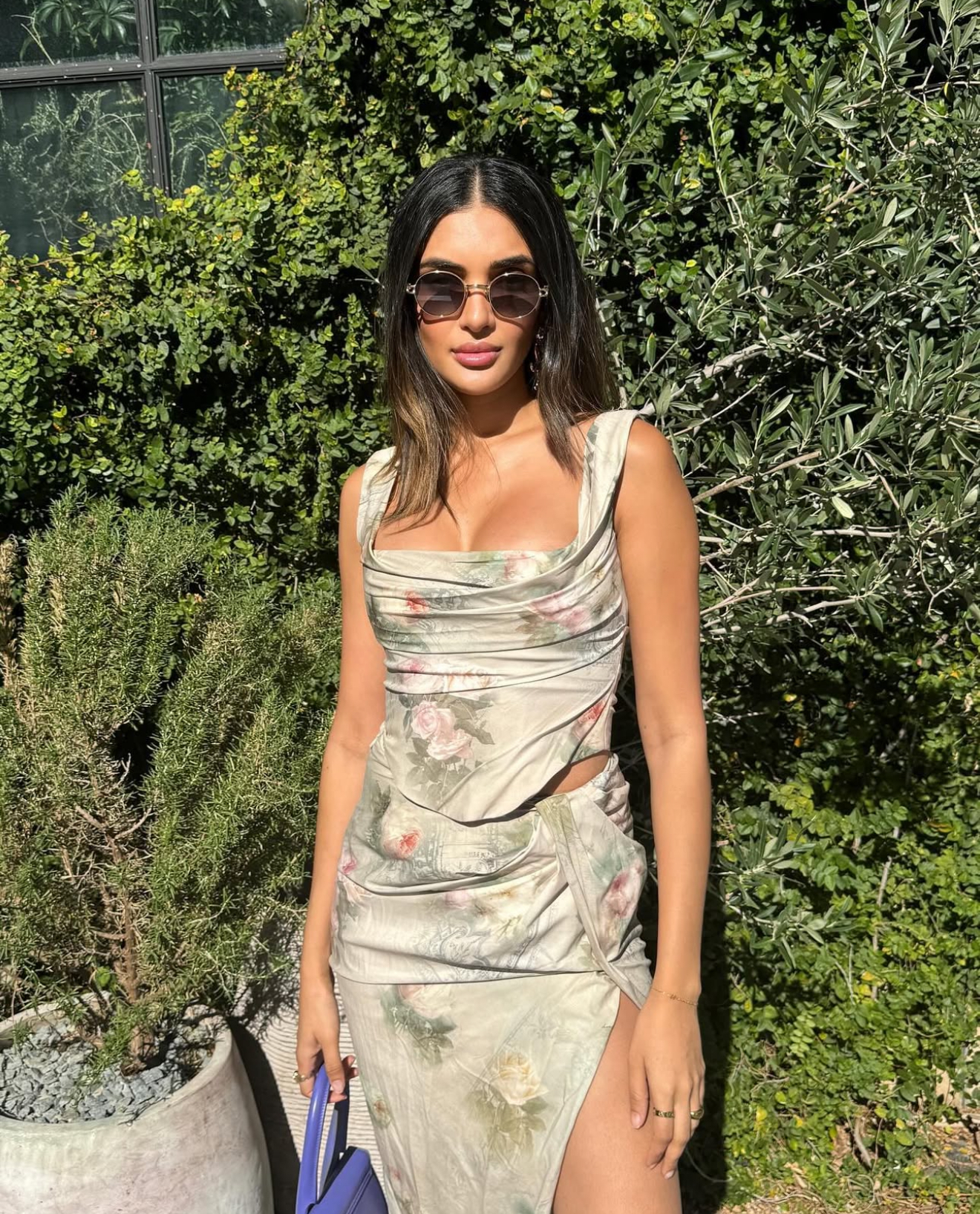 Lush Intentions Corset Two Piece Summer High Slit Dress - Image 3